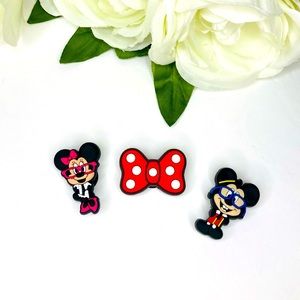 Set of three Disney jibbitz